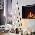 Design Kerstboom PINE Large met verlichting Zwart Aluminium