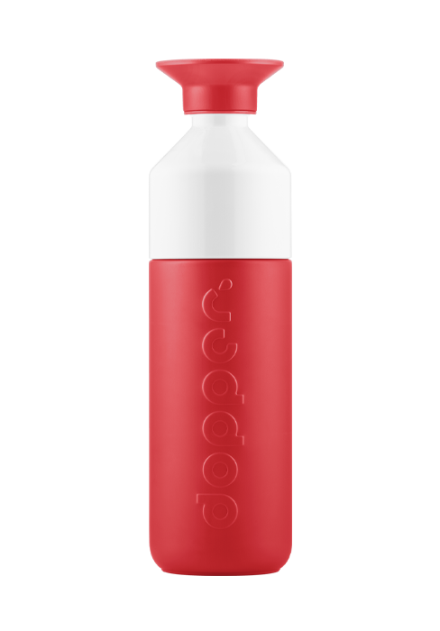 Dopper Insulated Thermos Fles DEEP CORAL RED 350 ml