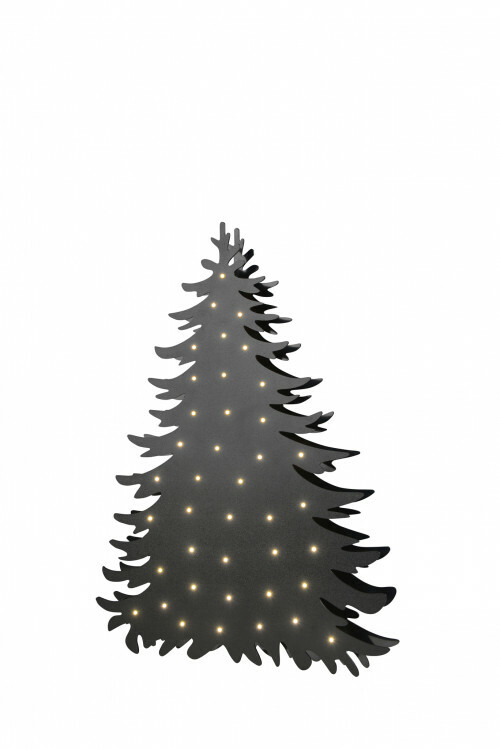Kerstboom Blacky Medium met aan beide zijden verlichting