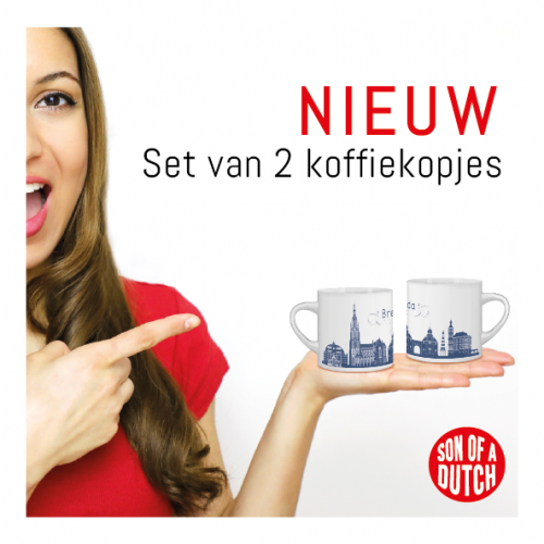 Koffiekopjes Breda Skyline Set van 2