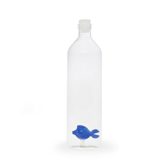 Waarneembaar Onbevreesd Waar Karaf Waterfles Blauwe Vis | TopDesign.nl