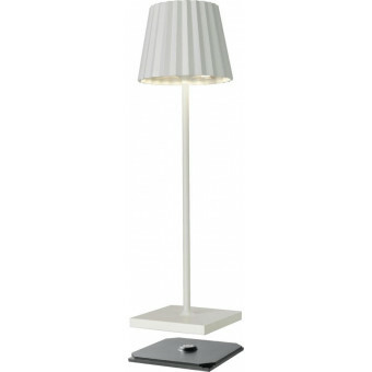 Sompex Troll LED Lamp WIT - oplaadbaar voor binnen en buiten 
